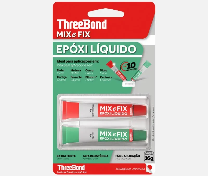ThreeBond Mix e Fix Epóxi Líquido